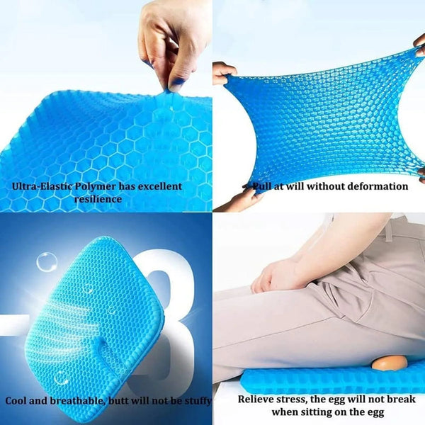 Ultra Comfort Gel Honeycomb Seat Cushion
