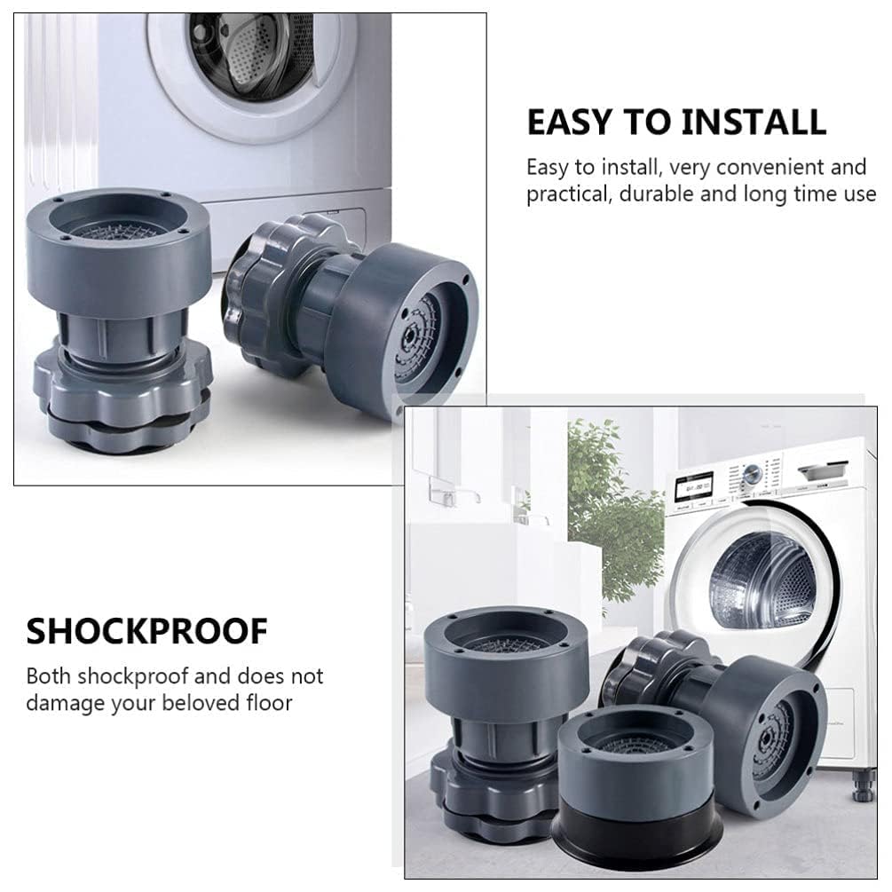 Anti-Vibration Pads for Washing Machine & Refrigerator (Set of 4)
