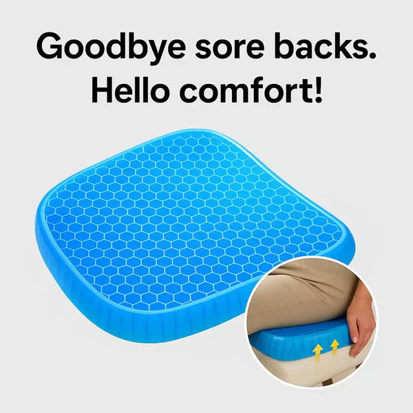 Ultra Comfort Gel Honeycomb Seat Cushion