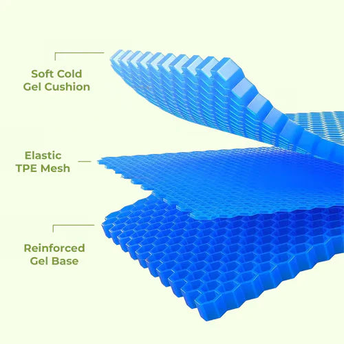 Ultra Comfort Gel Honeycomb Seat Cushion