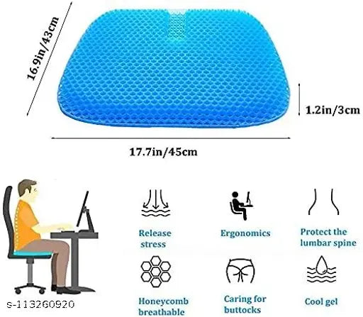 Ultra Comfort Gel Honeycomb Seat Cushion